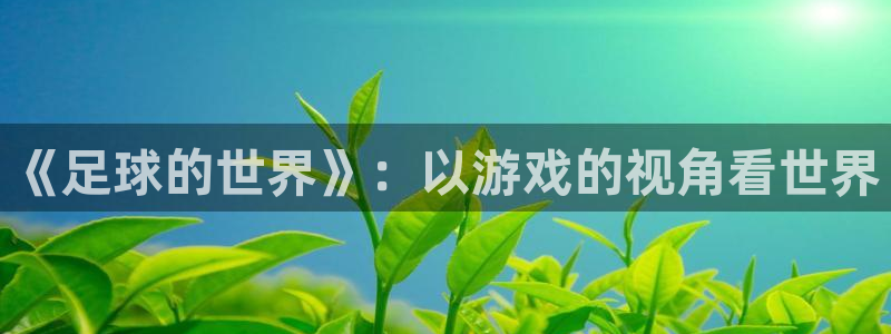 Vsport体育阿根廷官方：《足球的世界》：以游戏的视角看世